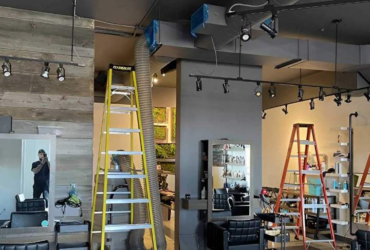 Nous réalisons des travaux de qualité dans le nettoyage de conduits de ventilation.